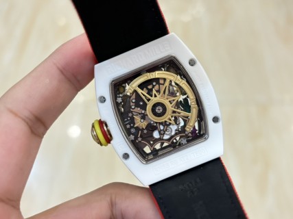 Richard Mille RM 88 Smiley Automatic Flywheel White Red view 6