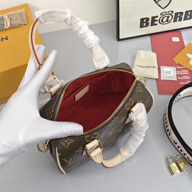 Louis Vuitton Speedy 20 Monogram Canvas Crossbody Bag view