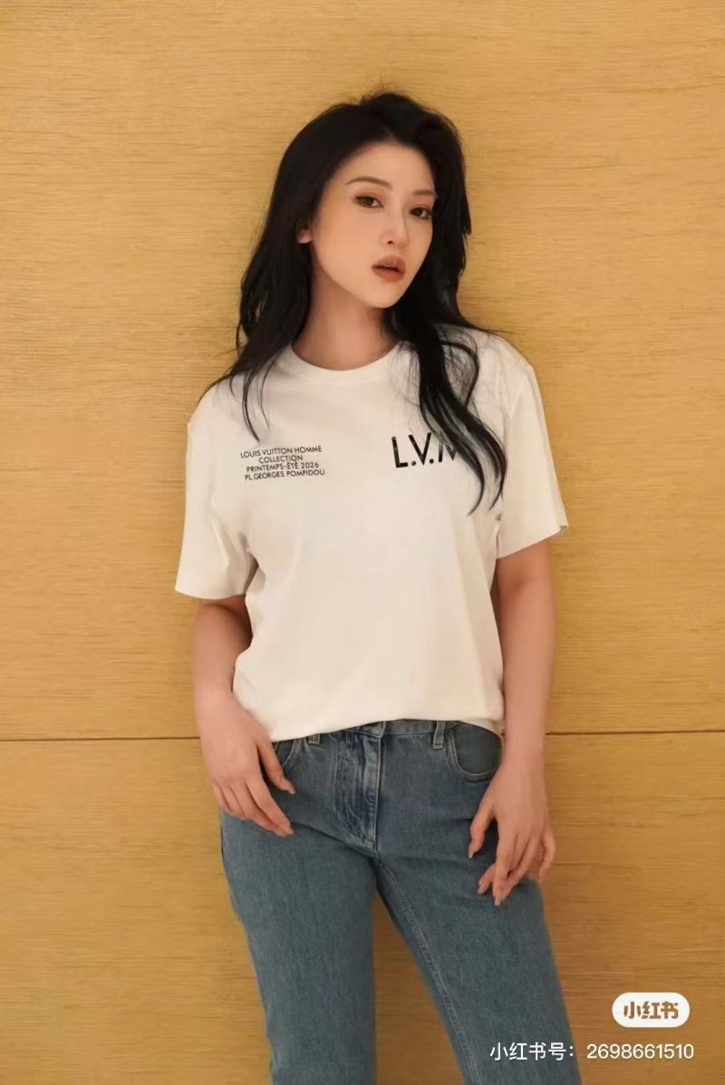 L.V.M. White Short Sleeve T-Shirt view