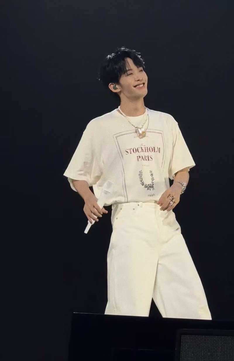 Acne Studios Stockholm Love Story White T-Shirt view