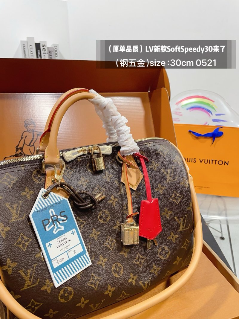 Louis Vuitton Soft Speedy 30 Monogram Canvas Bag view