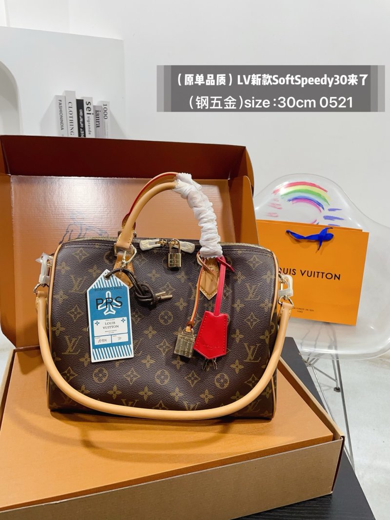Louis Vuitton Soft Speedy 30 Monogram Canvas Bag view