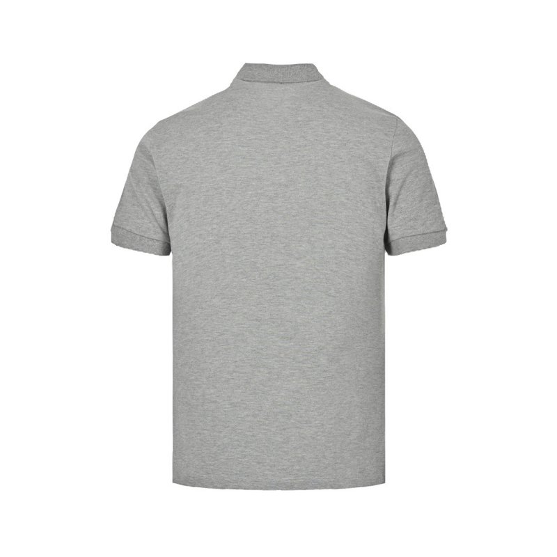 Women's Grey Polo Shirt - Classic Short Sleeve view
