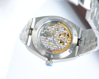 Vacheron Constantin Overseas Tourbillon Steel Watch Silver view 9
