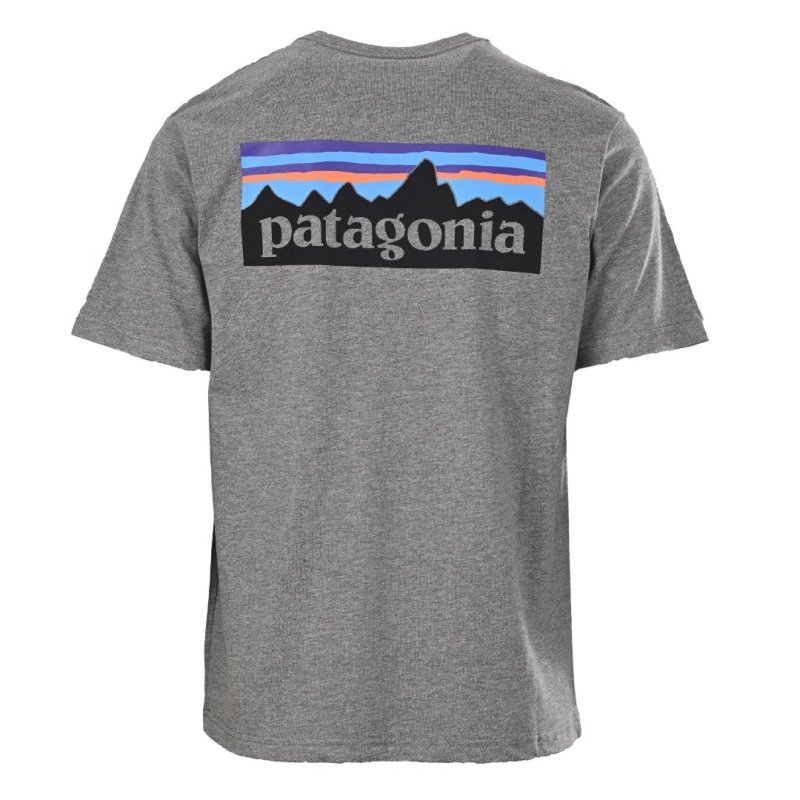 Patagonia Logo T-Shirt Grey view
