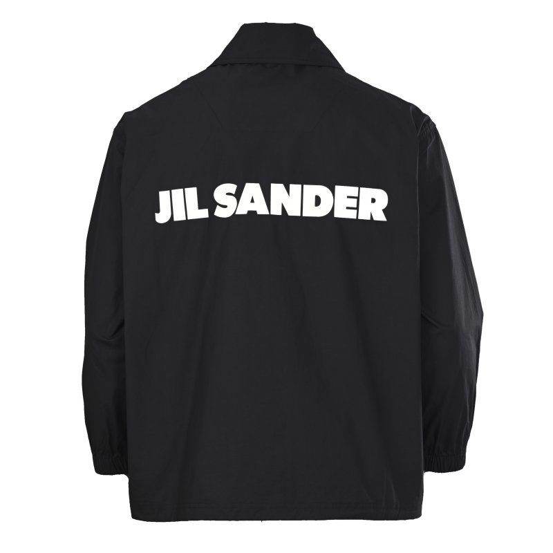 Jil Sander Black Logo Oversized Shirt Jacket view
