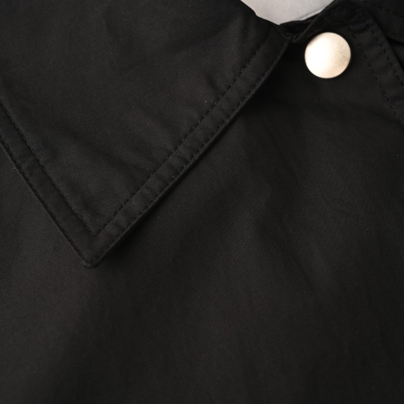 Jil Sander Black Logo Oversized Shirt Jacket view