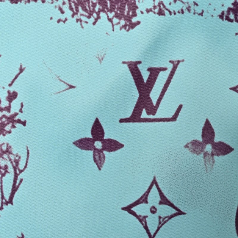 Louis Vuitton Monogram Scenic Print Shorts Light Blue view