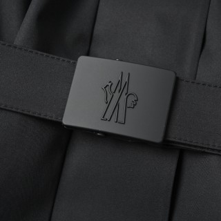 Moncler White Puffer Down Jacket with Fur Hood view 8