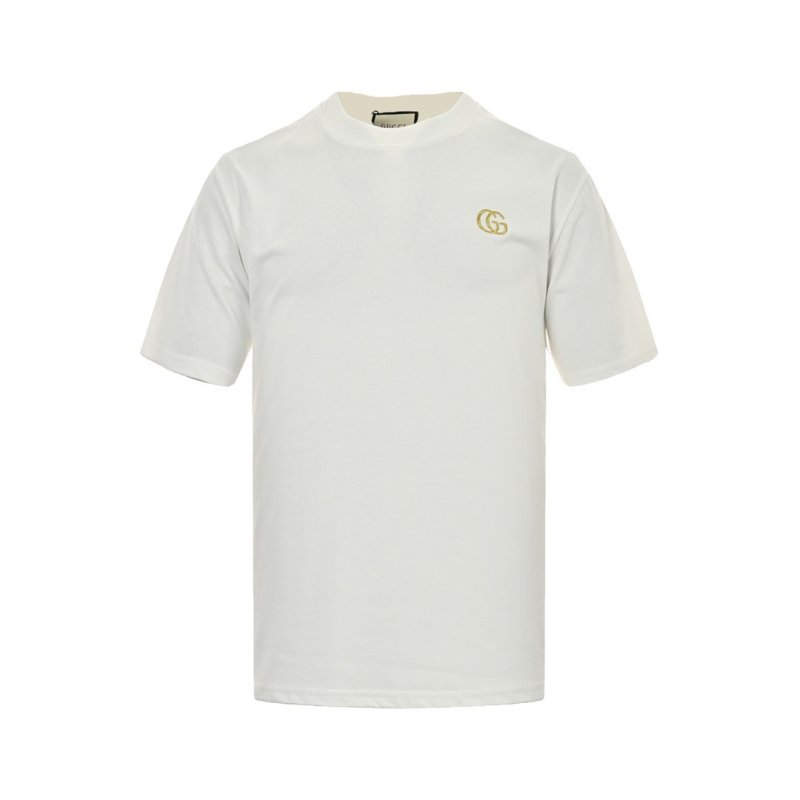 Gucci GG Logo Cream Short Sleeve T-Shirt view