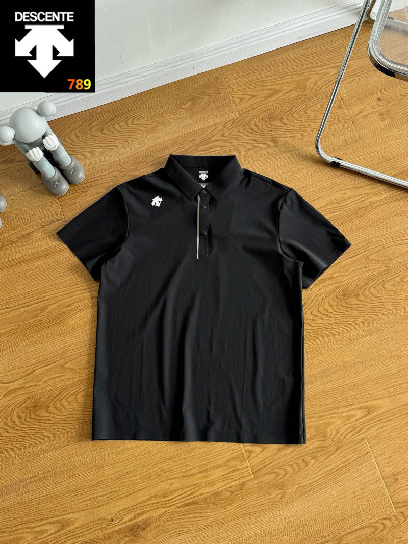 Descente 26SS Collared Polo Shirt – Black
