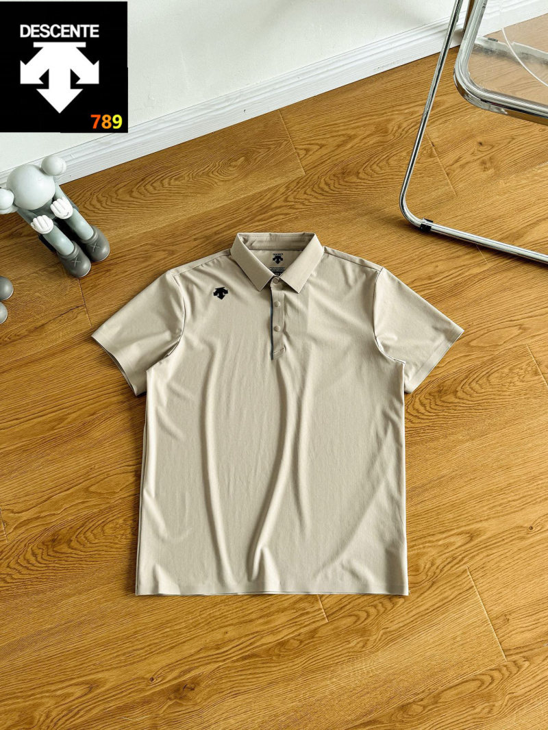 Descente 26SS Collared Polo Shirt – Black view