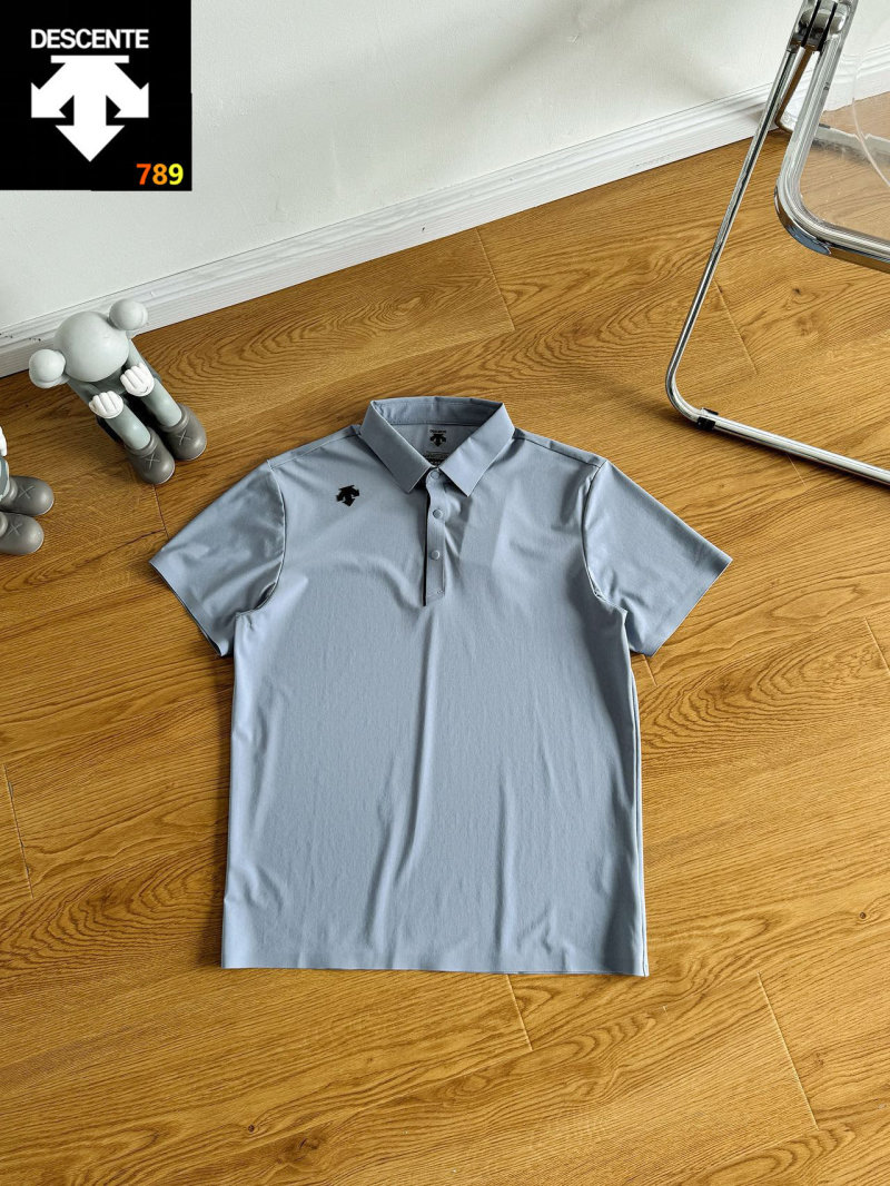 Descente 26SS Collared Polo Shirt – Black view
