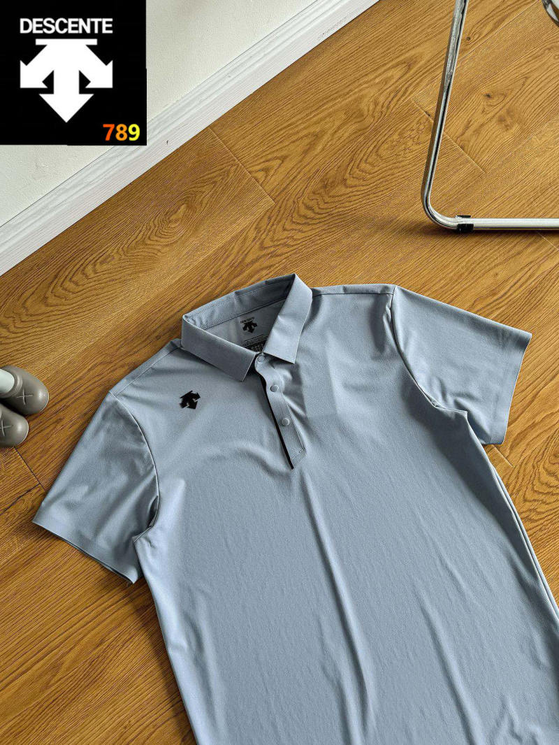Descente 26SS Collared Polo Shirt – Black view