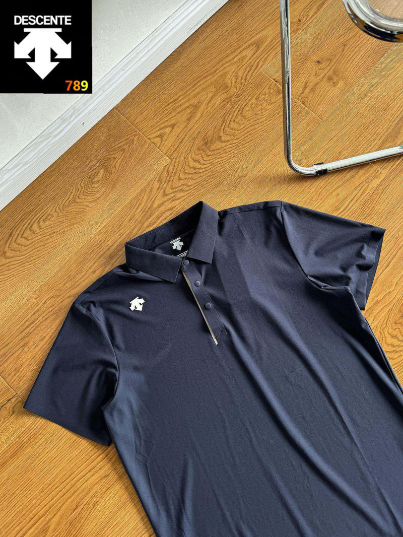 Descente 26SS Collared Polo Shirt – Black view