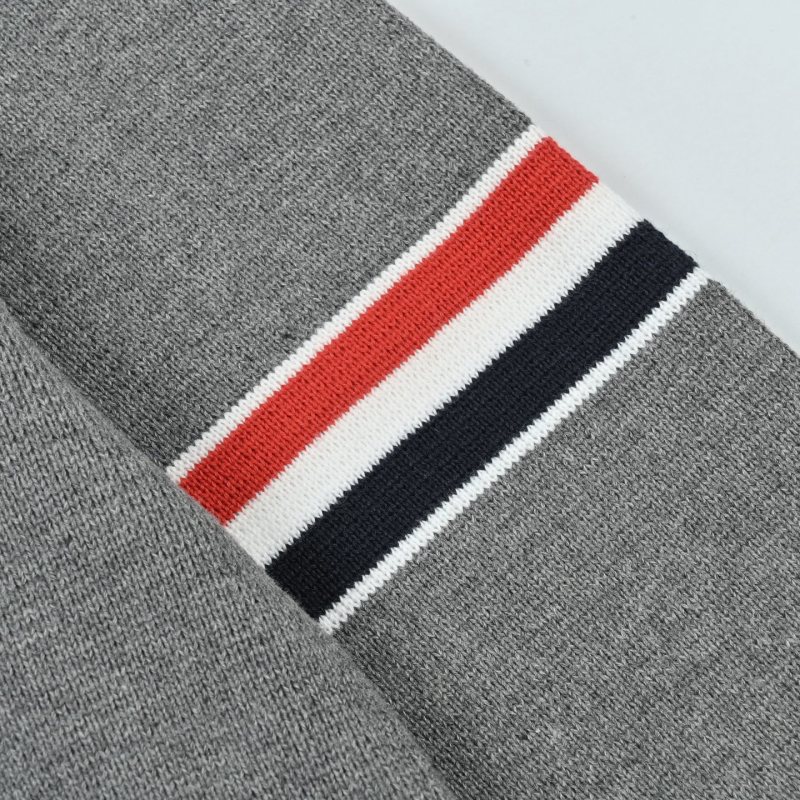 Thom Browne Classic Dual Armband Crewneck Sweater Grey view