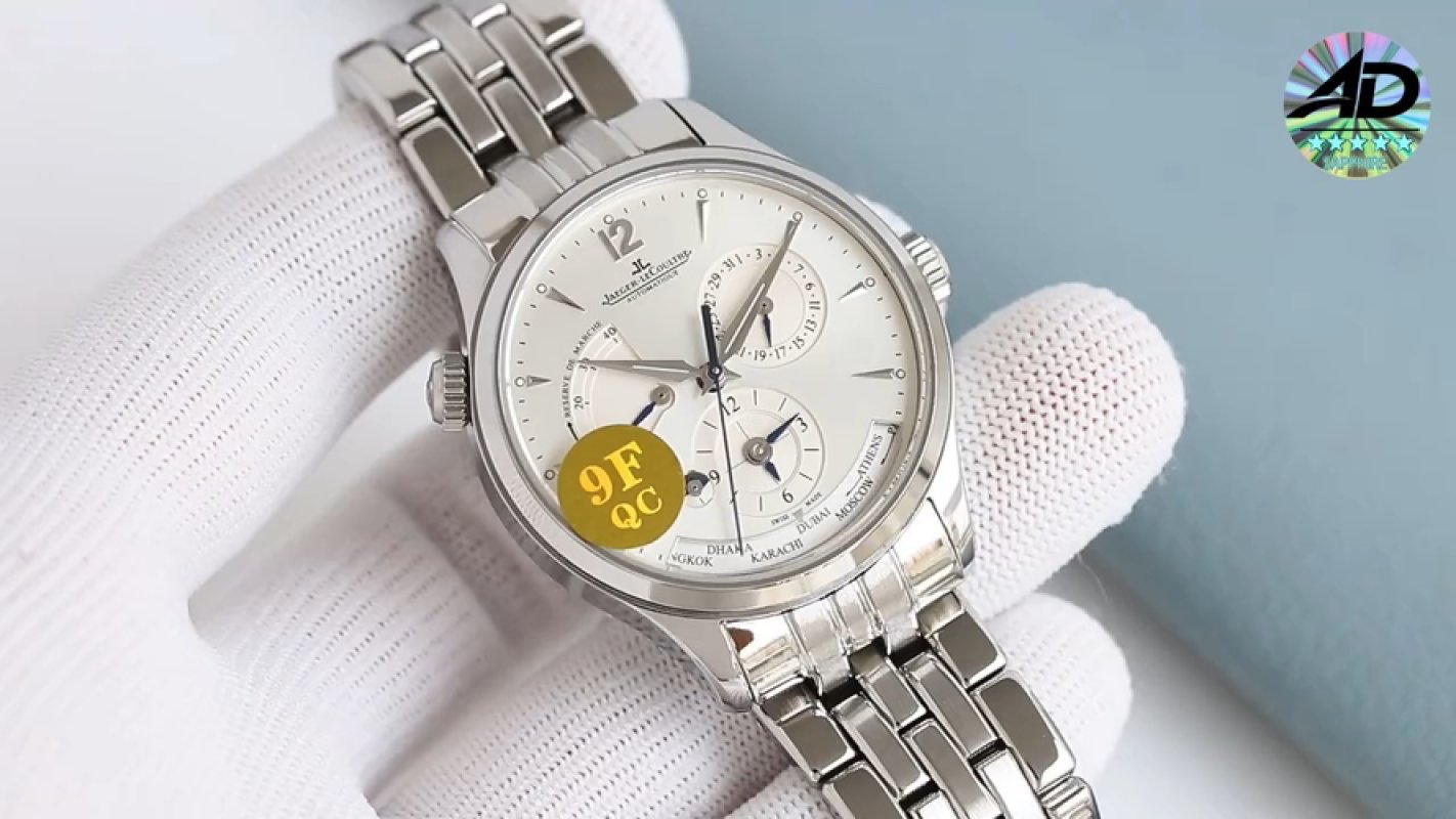 Jaeger-LeCoultre Master Geographer 39mm Silver Watch