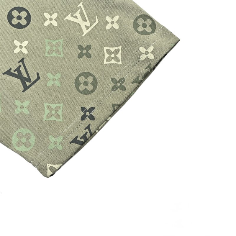 Louis Vuitton Monogram Print Oversized T-Shirt Sage Green view