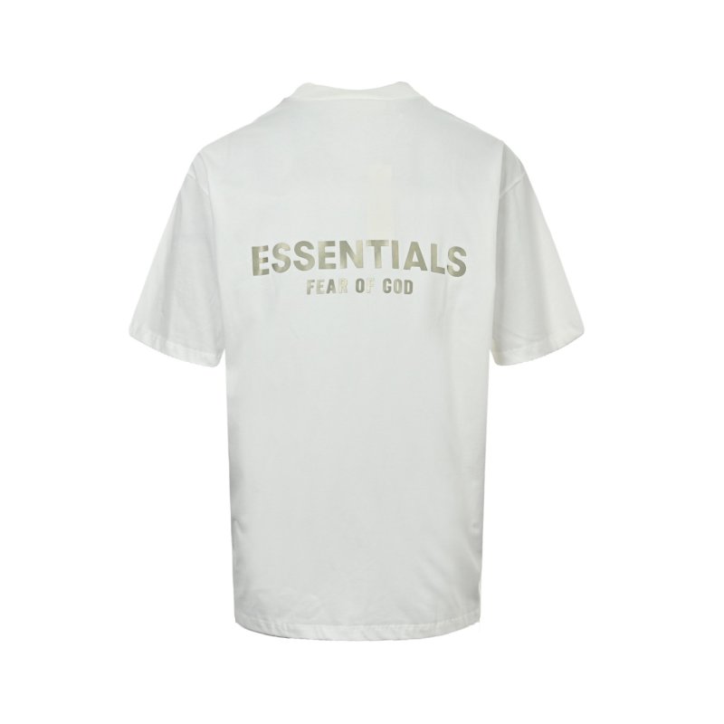 Essentials Fear of God Cream Back Logo T-Shirt view