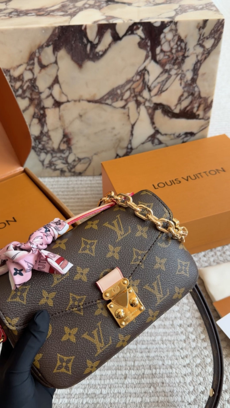 Louis Vuitton Monogram Petite Malle Crossbody Bag