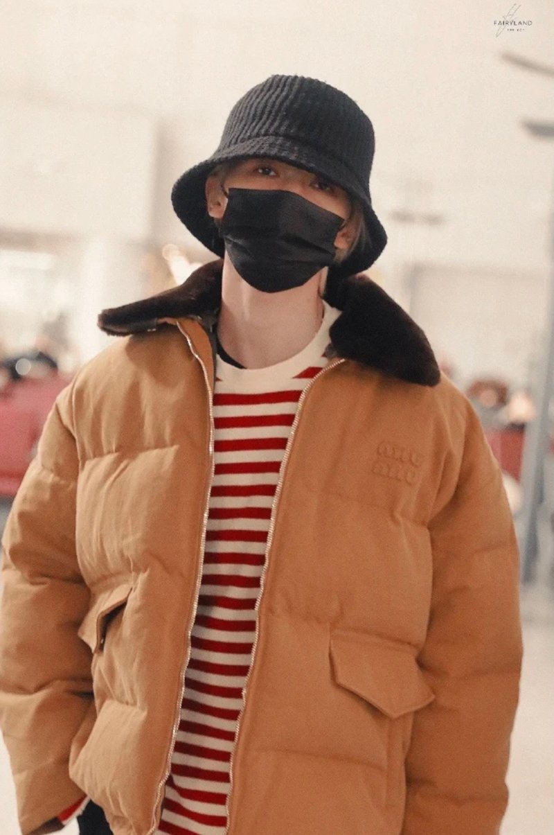 Camel Puffer Down Jacket with Embroidered Logo view