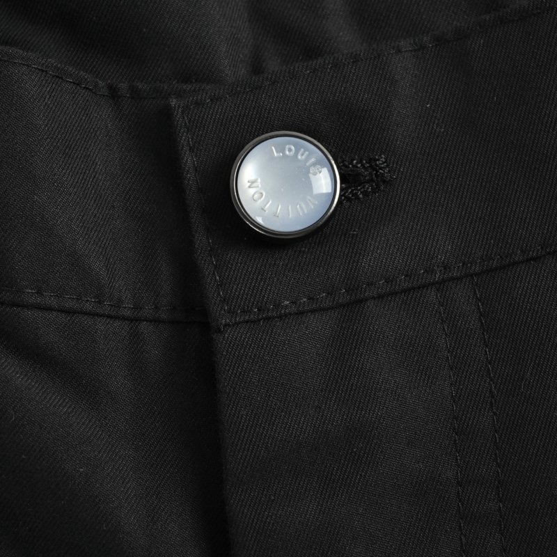 Black Cargo Pants with Utility Pockets view