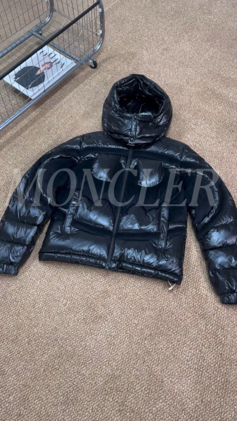 Moncler Black Quilted Down Puffer Jacket