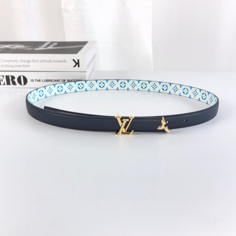 Louis Vuitton By The Pool Reversible Belt Black
