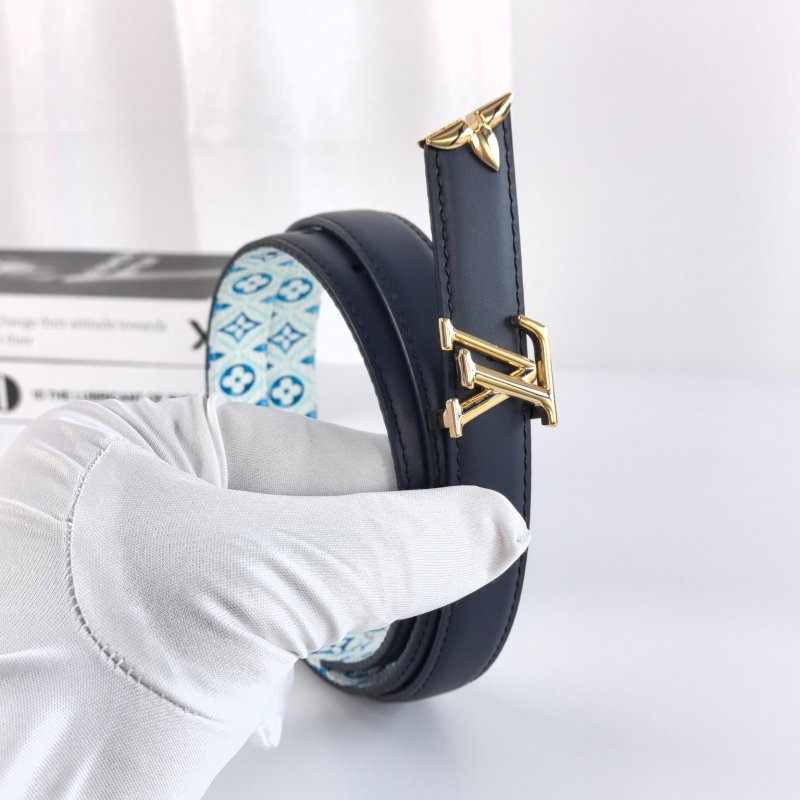 Louis Vuitton By The Pool Reversible Belt Black view