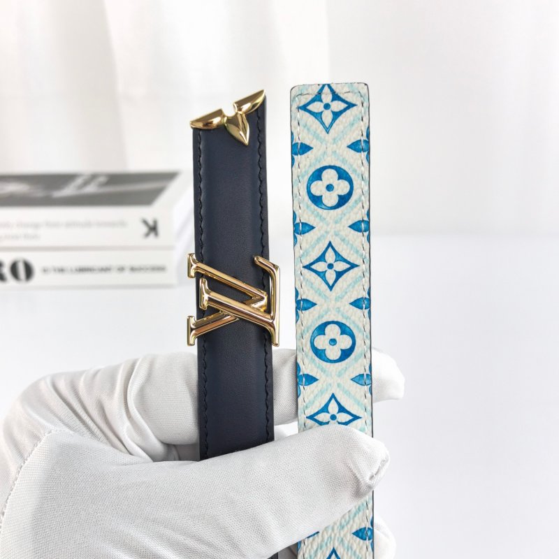 Louis Vuitton By The Pool Reversible Belt Black view