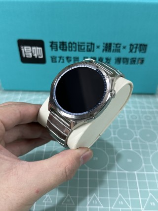 GT5 Topaz Blue Smart Watch with Composite Woven Strap view 2