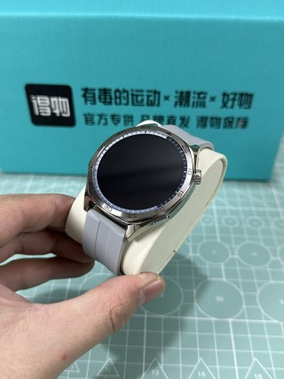 GT5 Topaz Blue Smart Watch with Composite Woven Strap view 3