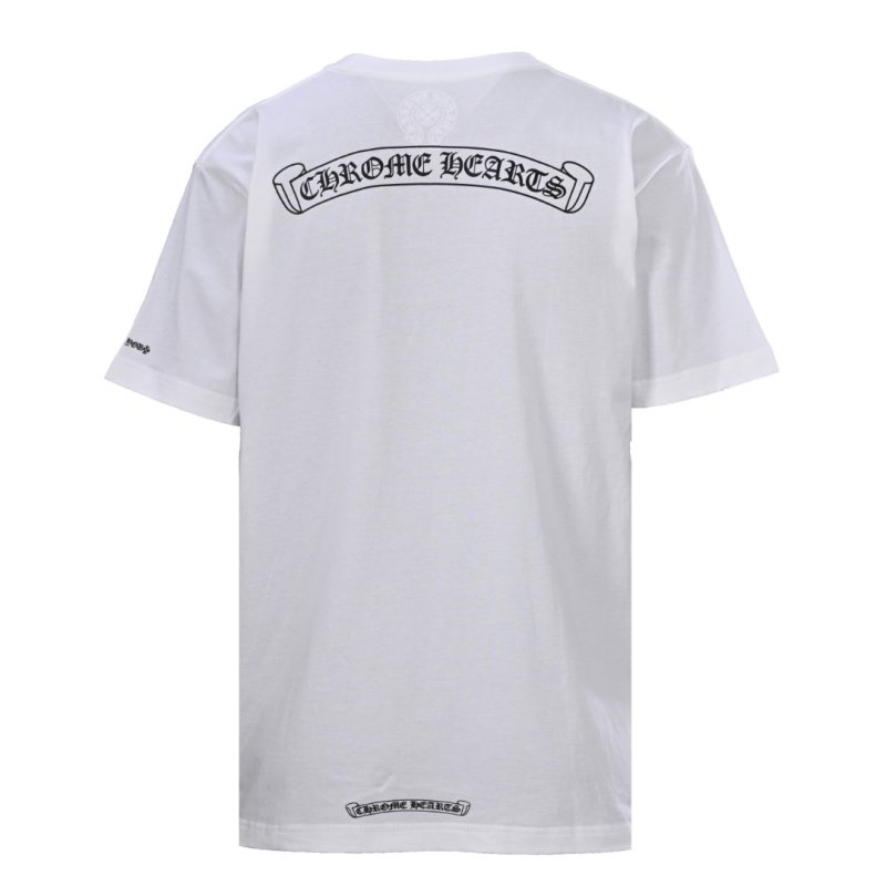 Chrome Hearts White Short Sleeve T-Shirt view