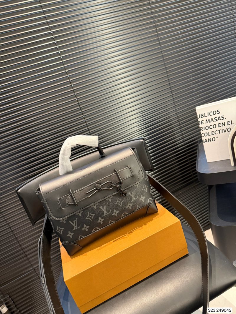 Louis Vuitton Messenger Crossbody Bag - Monogram Gray view