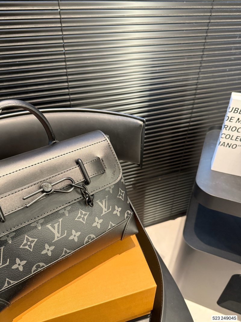 Louis Vuitton Messenger Crossbody Bag - Monogram Gray view