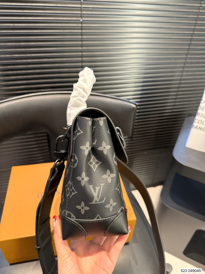 Louis Vuitton Messenger Crossbody Bag - Monogram Gray view