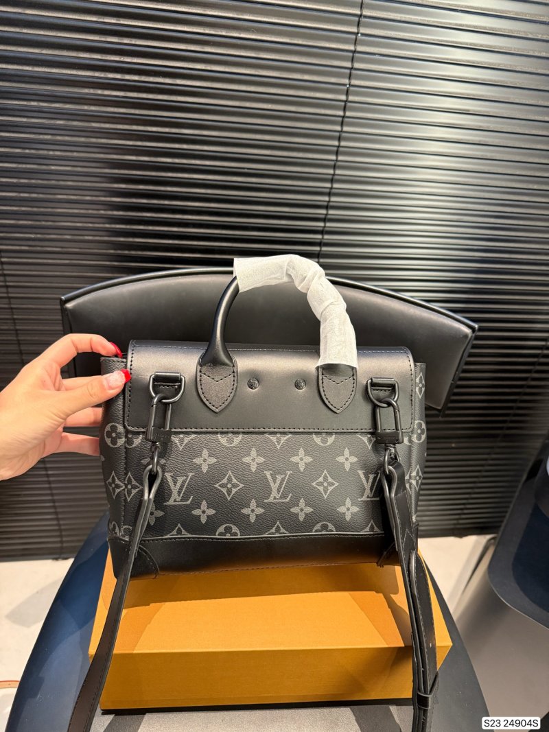 Louis Vuitton Messenger Crossbody Bag - Monogram Gray view
