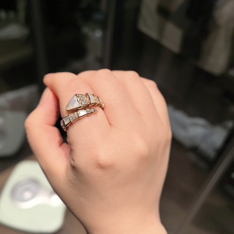 Gold Tone Pearl & Crystal Statement Ring view