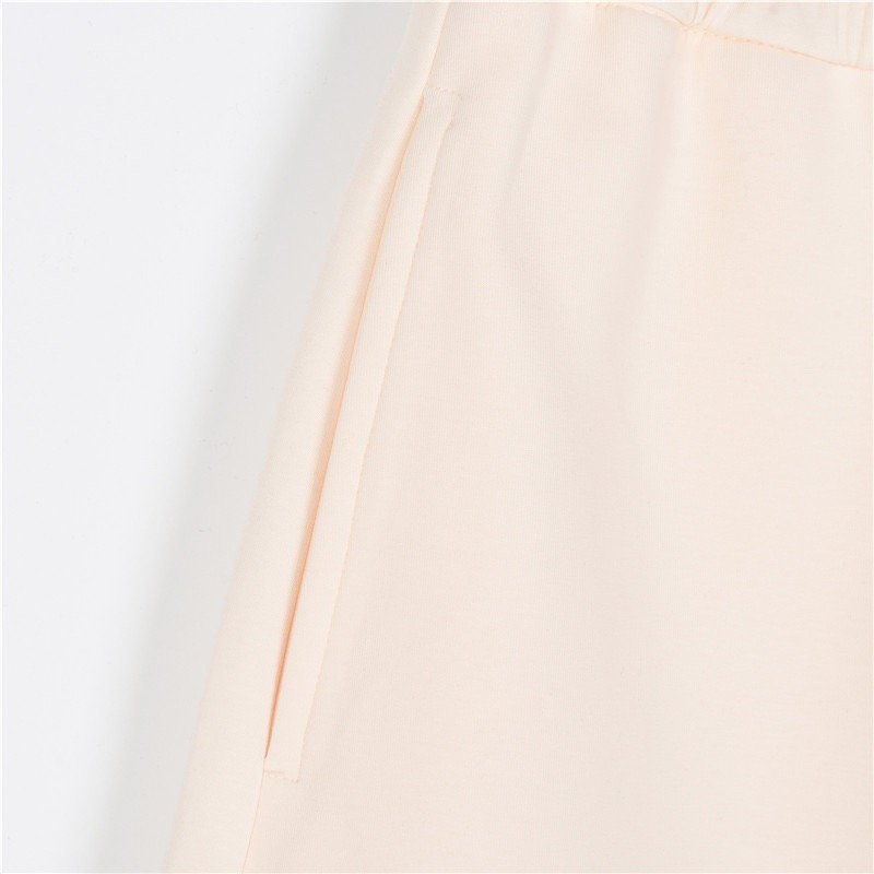 Dior 1947 Embroidered Logo Drawstring Shorts – Cream view