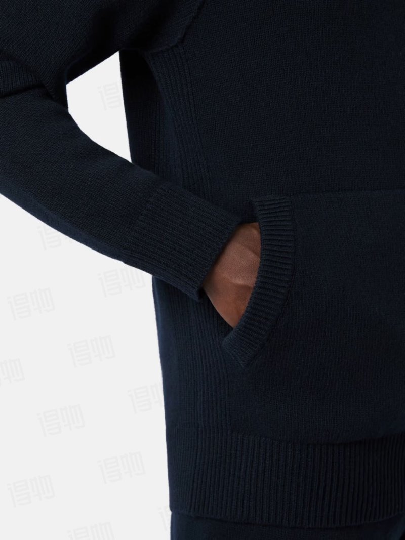 Black Zip-Up Hoodie Sweatshirt view