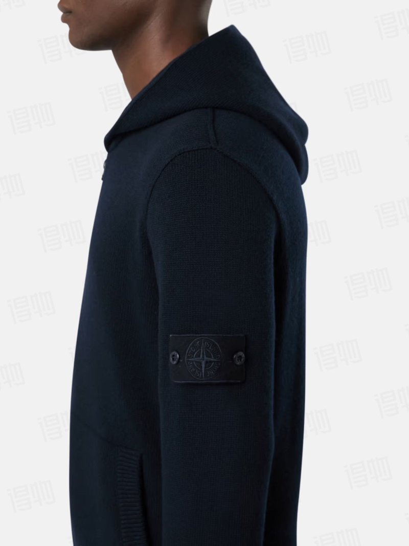 Black Zip-Up Hoodie Sweatshirt view