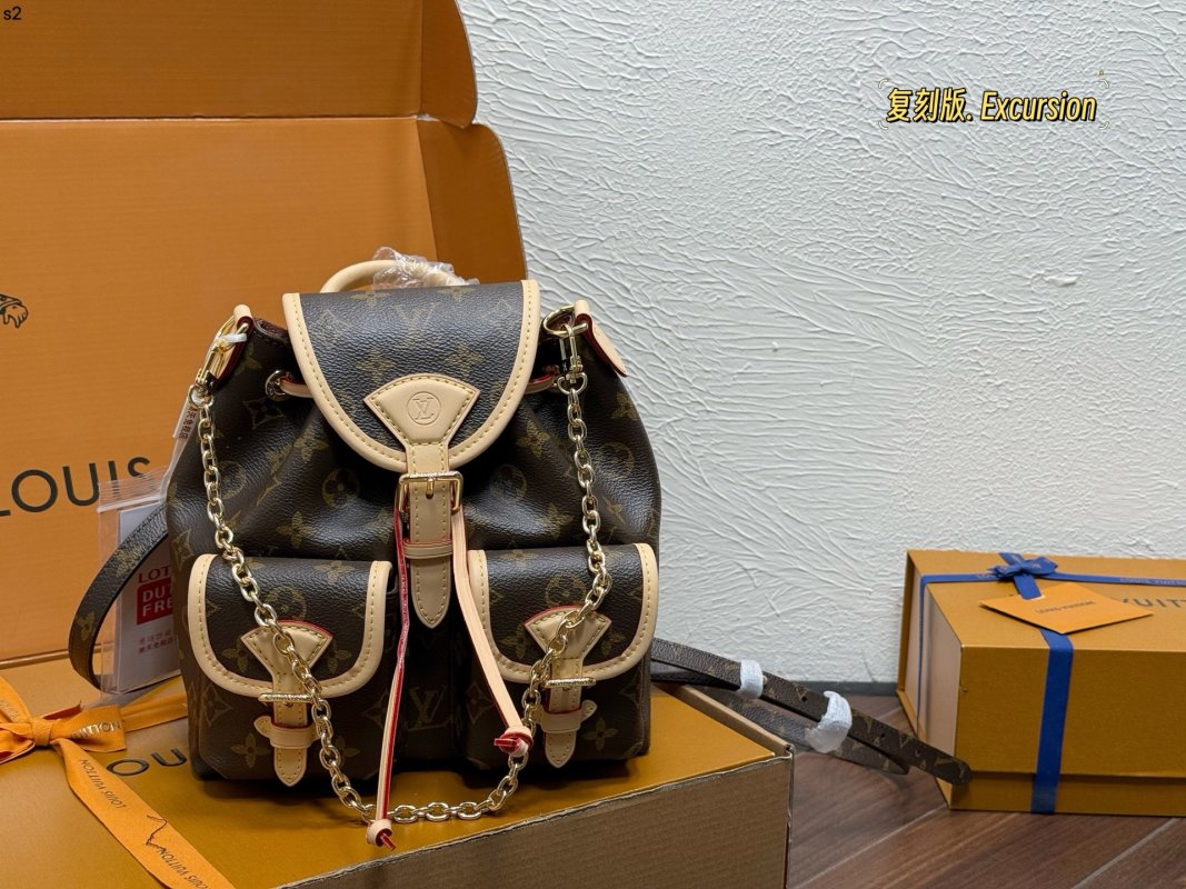 Louis Vuitton Excursion Monogram Backpack Black