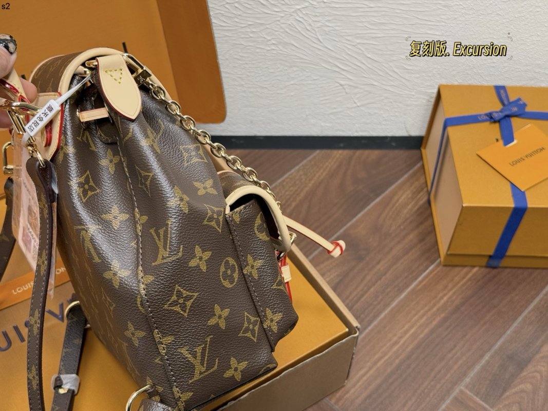 Louis Vuitton Excursion Monogram Backpack Black view