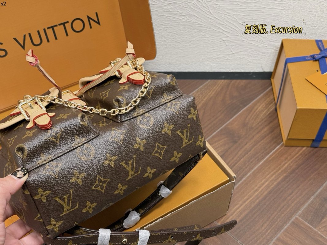Louis Vuitton Excursion Monogram Backpack Black view