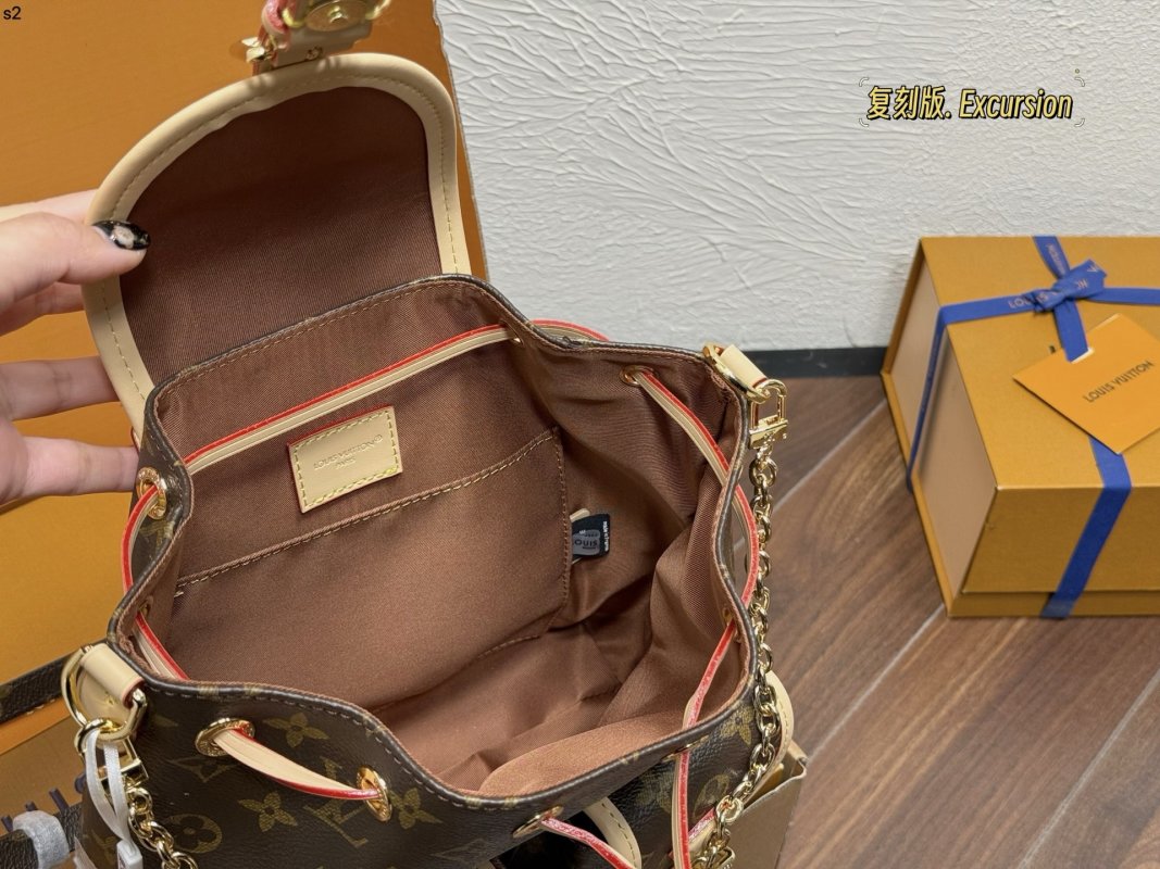 Louis Vuitton Excursion Monogram Backpack Black view