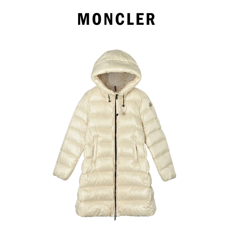Moncler Cream Puffer Down Jacket view