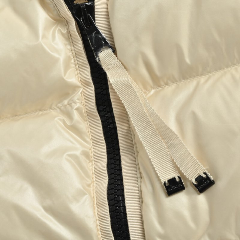 Moncler Cream Puffer Down Jacket view