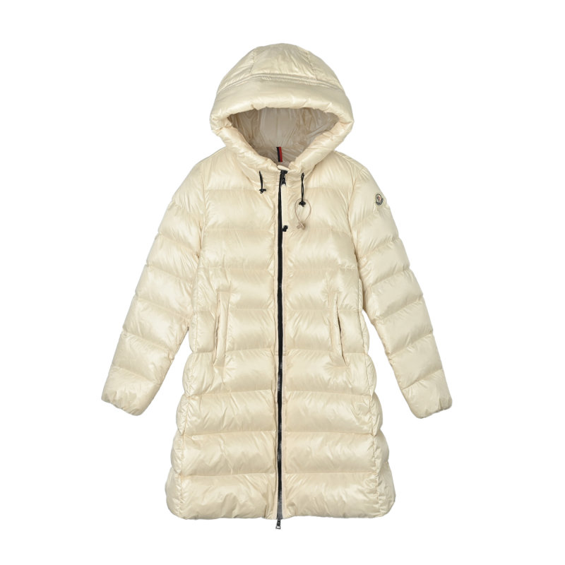 Moncler Cream Puffer Down Jacket view