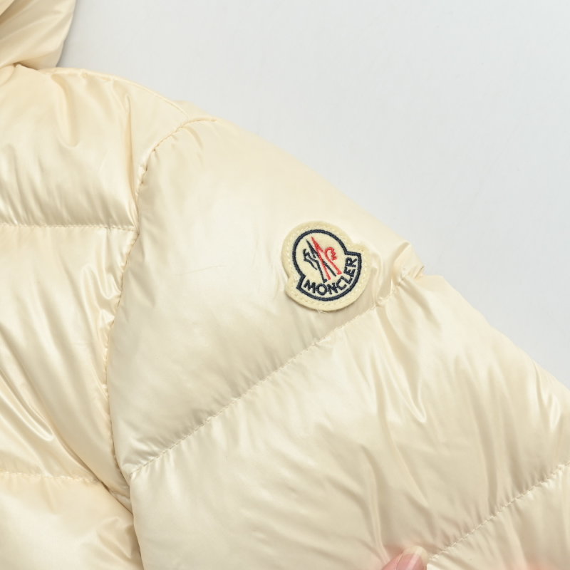 Moncler Cream Puffer Down Jacket view