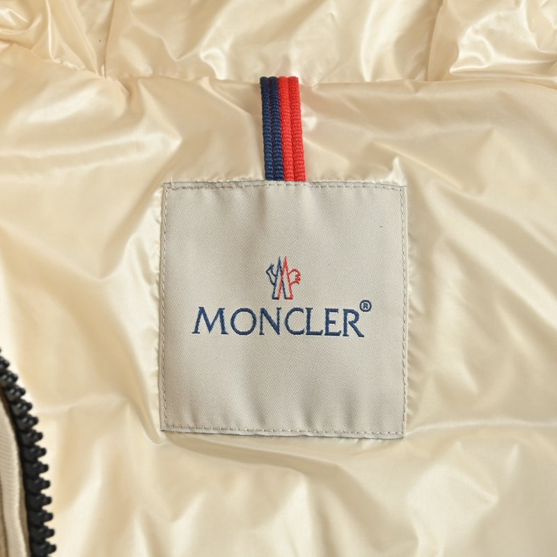 Moncler Cream Puffer Down Jacket view